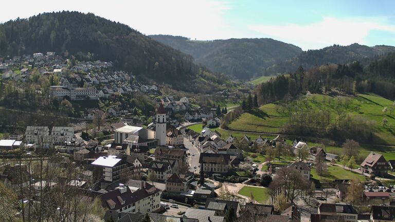 Dieses Bild zeigt eine Webcam-Aufnahme von Ottenhöfen, aufgenommen am Mittwoch, den 08.04.2026 um 11:20 Uhr