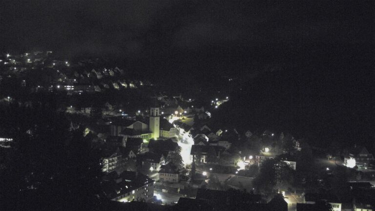 Dieses Bild zeigt eine Webcam-Aufnahme von Ottenhöfen, aufgenommen am Mittwoch, den 14.10.2026 um 05:00 Uhr