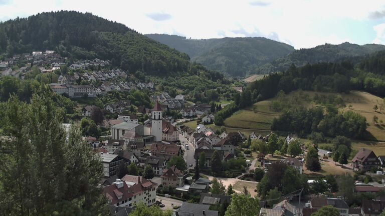 Dieses Bild zeigt eine Webcam-Aufnahme von Ottenhöfen, aufgenommen am Montag, den 27.07.2026 um 11:40 Uhr