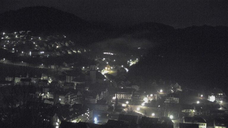 Dieses Bild zeigt eine Webcam-Aufnahme von Ottenhöfen, aufgenommen am Mittwoch, den 28.01.2026 um 00:00 Uhr