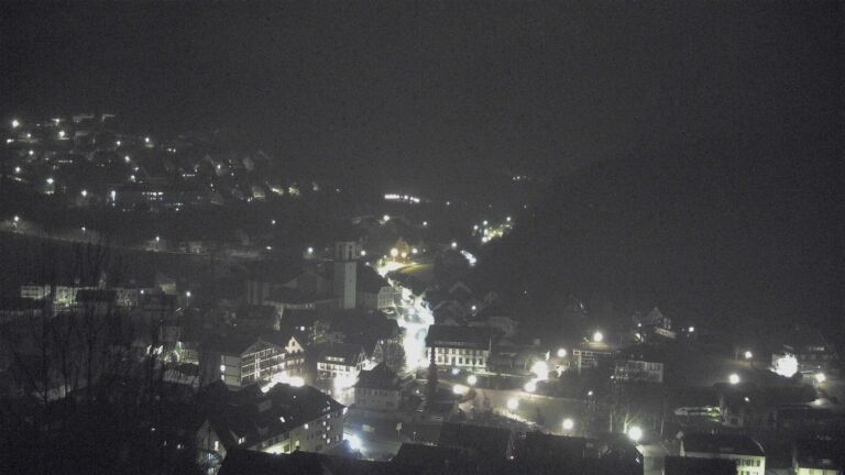 Dieses Bild zeigt eine Webcam-Aufnahme von Ottenhöfen, aufgenommen am Sonntag, den 15.02.2026 um 00:00 Uhr