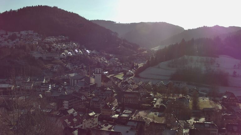 Dieses Bild zeigt eine Webcam-Aufnahme von Ottenhöfen, aufgenommen am Mittwoch, den 31.12.2025 um 12:10 Uhr