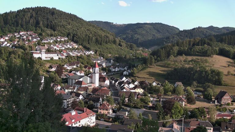 Dieses Bild zeigt eine Webcam-Aufnahme von Ottenhöfen, aufgenommen am Mittwoch, den 29.07.2026 um 19:30 Uhr