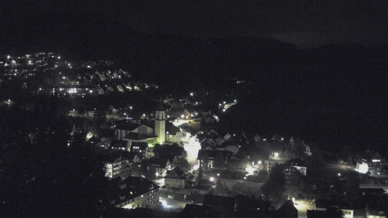 Dieses Bild zeigt eine Webcam-Aufnahme von Ottenhöfen, aufgenommen am Sonntag, den 11.10.2026 um 22:00 Uhr