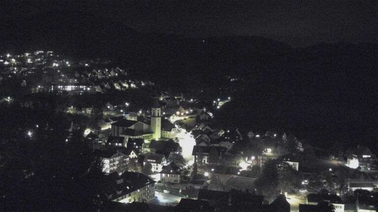 Dieses Bild zeigt eine Webcam-Aufnahme von Ottenhöfen, aufgenommen am Sonntag, den 11.10.2026 um 20:50 Uhr