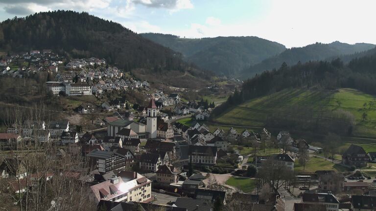 Dieses Bild zeigt eine Webcam-Aufnahme von Ottenhöfen, aufgenommen am Dienstag, den 03.03.2026 um 14:40 Uhr