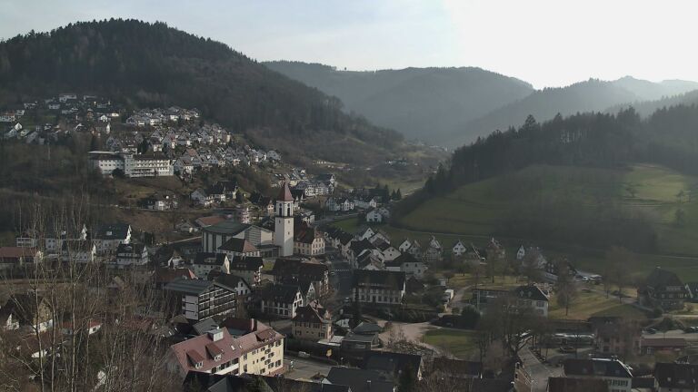 Dieses Bild zeigt eine Webcam-Aufnahme von Ottenhöfen, aufgenommen am Montag, den 09.02.2026 um 15:10 Uhr