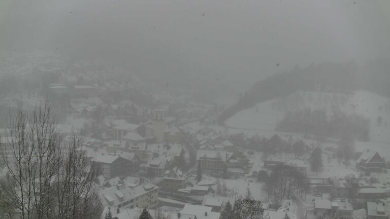 Dieses Bild zeigt eine Webcam-Aufnahme von Ottenhöfen, aufgenommen am Samstag, den 03.01.2026 um 14:40 Uhr