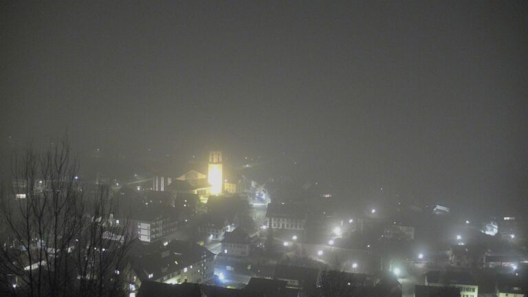 Dieses Bild zeigt eine Webcam-Aufnahme von Ottenhöfen, aufgenommen am Mittwoch, den 04.02.2026 um 18:50 Uhr