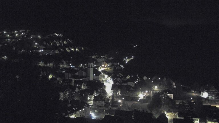 Dieses Bild zeigt eine Webcam-Aufnahme von Ottenhöfen, aufgenommen am Sonntag, den 11.10.2026 um 01:30 Uhr