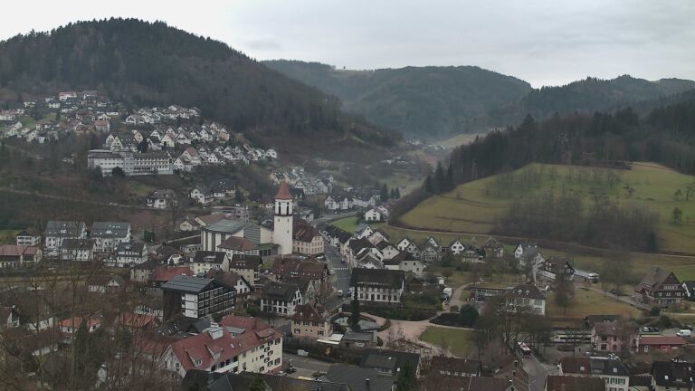 Dieses Bild zeigt eine Webcam-Aufnahme von Ottenhöfen, aufgenommen am Freitag, den 06.02.2026 um 09:40 Uhr