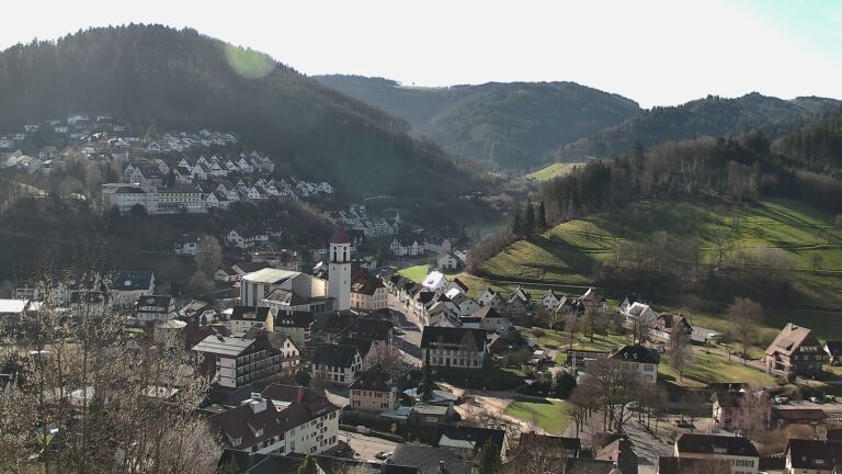 Dieses Bild zeigt eine Webcam-Aufnahme von Ottenhöfen, aufgenommen am Montag, den 02.03.2026 um 09:50 Uhr