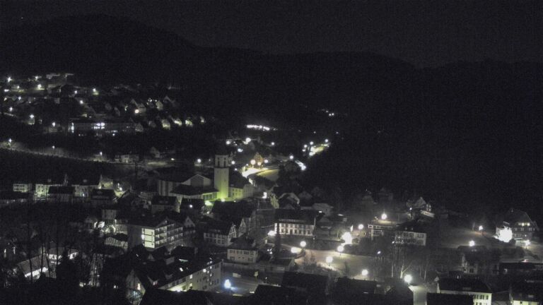 Dieses Bild zeigt eine Webcam-Aufnahme von Ottenhöfen, aufgenommen am Dienstag, den 27.01.2026 um 05:00 Uhr
