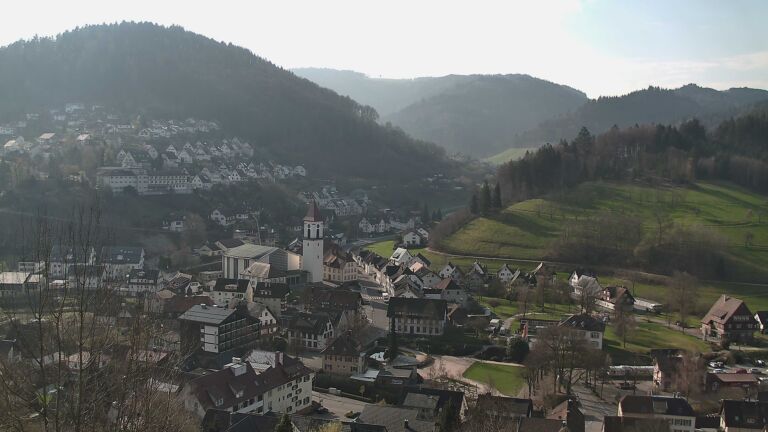 Dieses Bild zeigt eine Webcam-Aufnahme von Ottenhöfen, aufgenommen am Montag, den 23.03.2026 um 09:10 Uhr