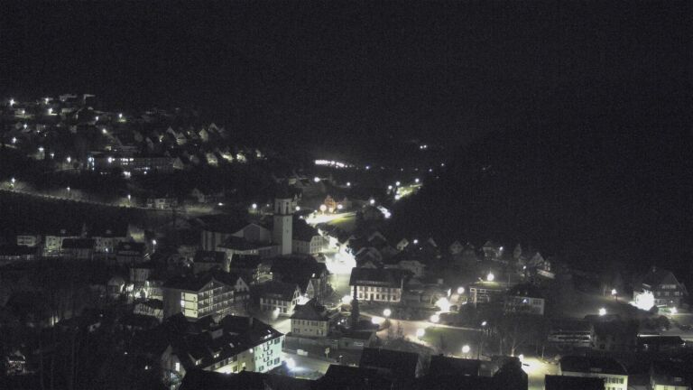 Dieses Bild zeigt eine Webcam-Aufnahme von Ottenhöfen, aufgenommen am Sonntag, den 22.03.2026 um 04:00 Uhr