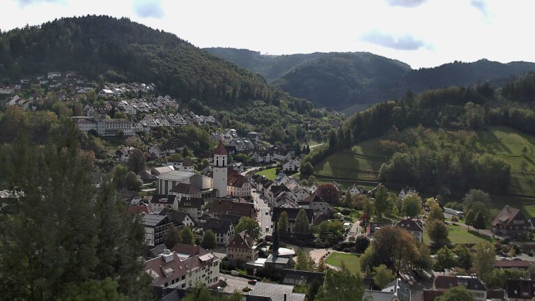 Dieses Bild zeigt eine Webcam-Aufnahme von Ottenhöfen, aufgenommen am Mittwoch, den 14.10.2026 um 12:20 Uhr