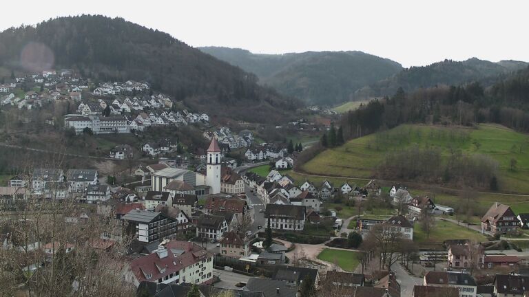 Dieses Bild zeigt eine Webcam-Aufnahme von Ottenhöfen, aufgenommen am Samstag, den 07.03.2026 um 08:20 Uhr