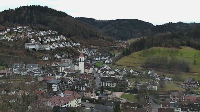 Dieses Bild zeigt eine Webcam-Aufnahme von Ottenhöfen, aufgenommen am Donnerstag, den 19.02.2026 um 11:00 Uhr