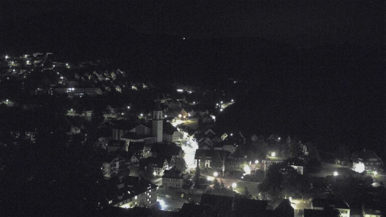 Dieses Bild zeigt eine Webcam-Aufnahme von Ottenhöfen, aufgenommen am Mittwoch, den 20.05.2026 um 01:00 Uhr