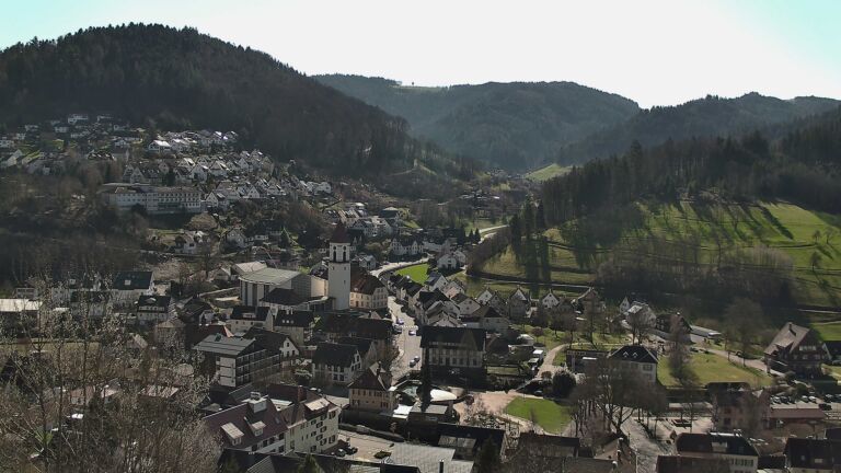 Dieses Bild zeigt eine Webcam-Aufnahme von Ottenhöfen, aufgenommen am Montag, den 02.03.2026 um 11:50 Uhr