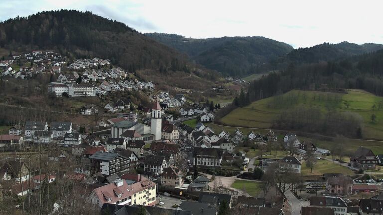 Dieses Bild zeigt eine Webcam-Aufnahme von Ottenhöfen, aufgenommen am Sonntag, den 15.02.2026 um 15:30 Uhr