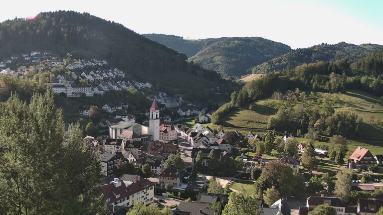 Dieses Bild zeigt eine Webcam-Aufnahme von Ottenhöfen, aufgenommen am Dienstag, den 15.09.2026 um 09:20 Uhr