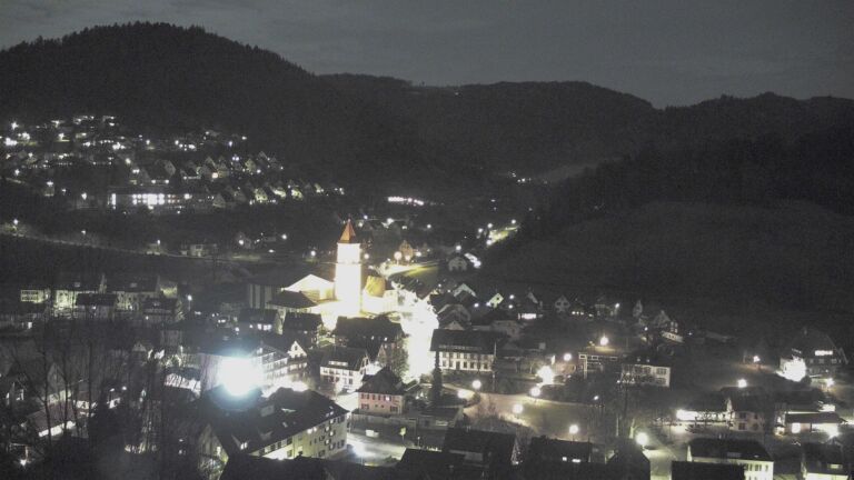 Dieses Bild zeigt eine Webcam-Aufnahme von Ottenhöfen, aufgenommen am Samstag, den 31.01.2026 um 20:40 Uhr