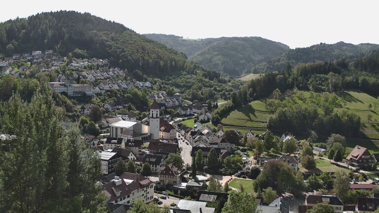 Dieses Bild zeigt eine Webcam-Aufnahme von Ottenhöfen, aufgenommen am Samstag, den 19.09.2026 um 11:50 Uhr