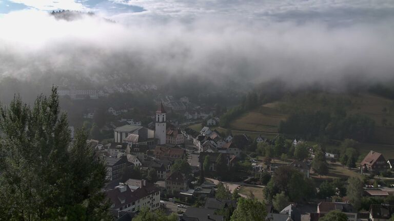 Dieses Bild zeigt eine Webcam-Aufnahme von Ottenhöfen, aufgenommen am Mittwoch, den 26.08.2026 um 09:40 Uhr