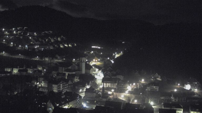 Dieses Bild zeigt eine Webcam-Aufnahme von Ottenhöfen, aufgenommen am Montag, den 09.02.2026 um 02:30 Uhr