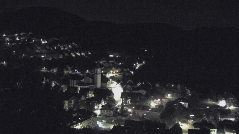 Dieses Bild zeigt eine Webcam-Aufnahme von Ottenhöfen, aufgenommen am Montag, den 07.09.2026 um 01:30 Uhr