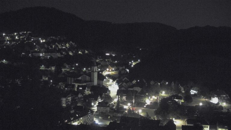 Dieses Bild zeigt eine Webcam-Aufnahme von Ottenhöfen, aufgenommen am Montag, den 25.05.2026 um 00:30 Uhr