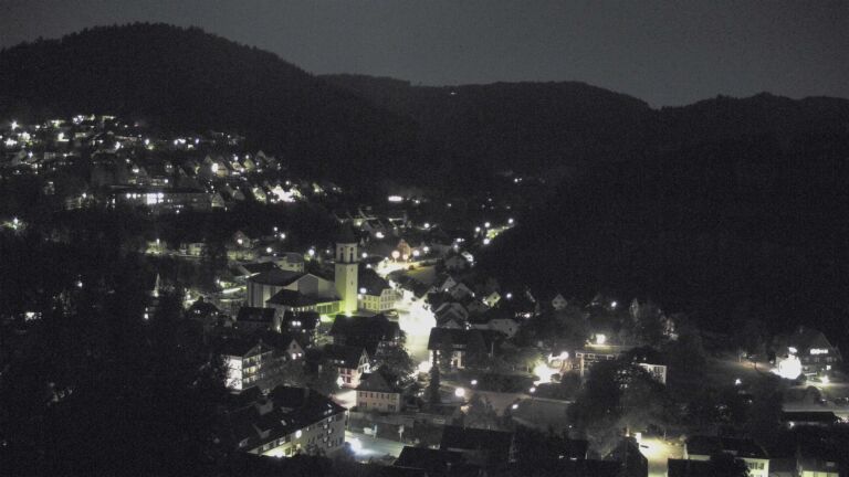 Dieses Bild zeigt eine Webcam-Aufnahme von Ottenhöfen, aufgenommen am Dienstag, den 22.09.2026 um 20:50 Uhr