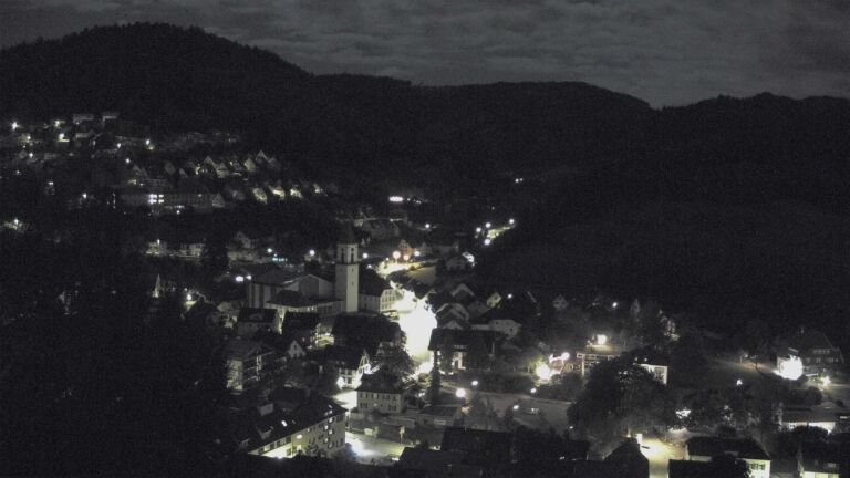 Dieses Bild zeigt eine Webcam-Aufnahme von Ottenhöfen, aufgenommen am Dienstag, den 01.09.2026 um 03:00 Uhr