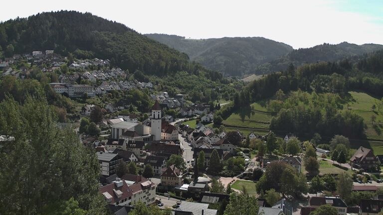 Dieses Bild zeigt eine Webcam-Aufnahme von Ottenhöfen, aufgenommen am Montag, den 21.09.2026 um 12:40 Uhr