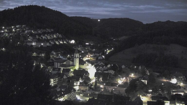 Dieses Bild zeigt eine Webcam-Aufnahme von Ottenhöfen, aufgenommen am Montag, den 24.08.2026 um 05:40 Uhr