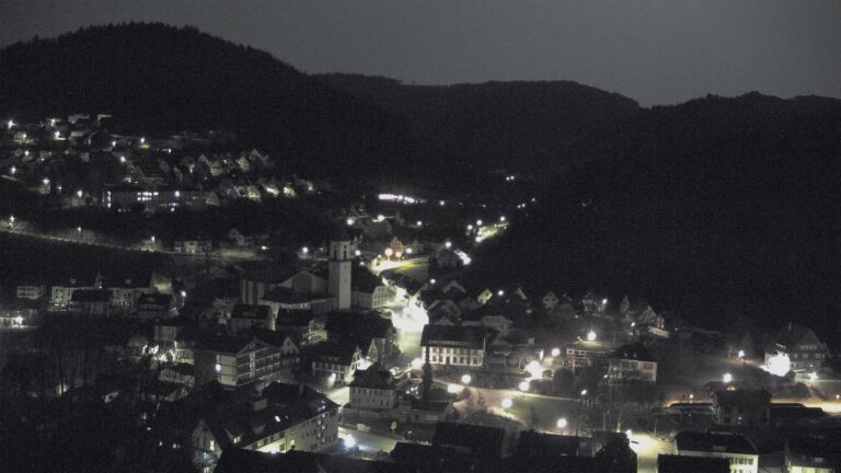 Dieses Bild zeigt eine Webcam-Aufnahme von Ottenhöfen, aufgenommen am Samstag, den 07.03.2026 um 03:00 Uhr