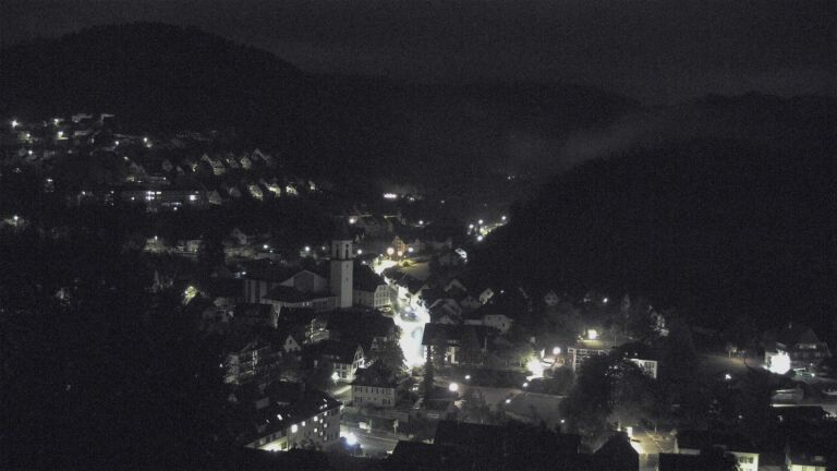 Dieses Bild zeigt eine Webcam-Aufnahme von Ottenhöfen, aufgenommen am Freitag, den 02.10.2026 um 03:30 Uhr