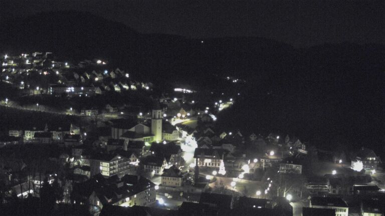 Dieses Bild zeigt eine Webcam-Aufnahme von Ottenhöfen, aufgenommen am Sonntag, den 21.12.2025 um 05:50 Uhr