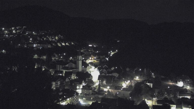 Dieses Bild zeigt eine Webcam-Aufnahme von Ottenhöfen, aufgenommen am Mittwoch, den 05.08.2026 um 00:30 Uhr