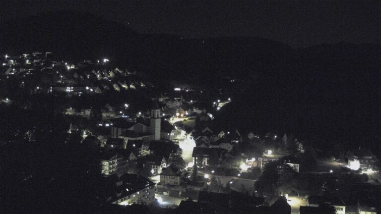 Dieses Bild zeigt eine Webcam-Aufnahme von Ottenhöfen, aufgenommen am Freitag, den 04.09.2026 um 23:30 Uhr