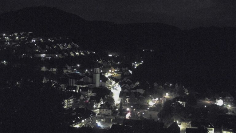 Dieses Bild zeigt eine Webcam-Aufnahme von Ottenhöfen, aufgenommen am Freitag, den 21.08.2026 um 23:00 Uhr