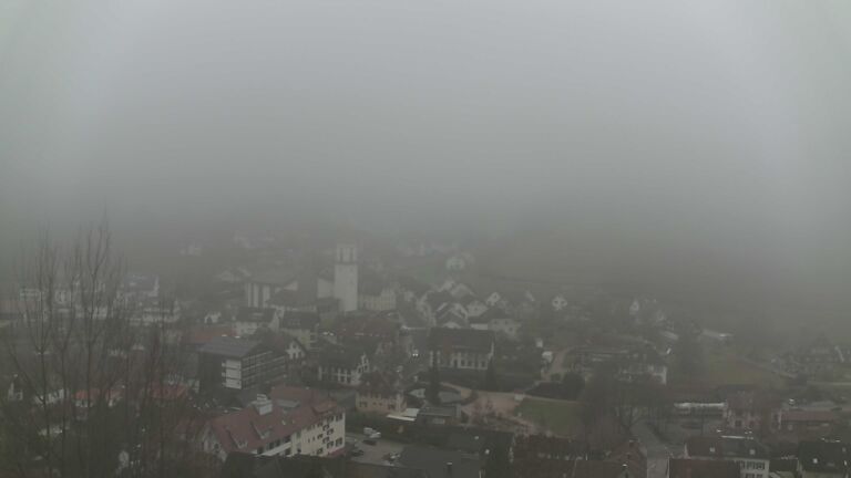 Dieses Bild zeigt eine Webcam-Aufnahme von Ottenhöfen, aufgenommen am Montag, den 22.12.2025 um 09:20 Uhr