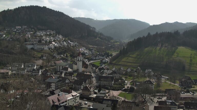 Dieses Bild zeigt eine Webcam-Aufnahme von Ottenhöfen, aufgenommen am Montag, den 09.03.2026 um 13:20 Uhr