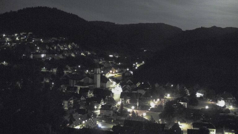 Dieses Bild zeigt eine Webcam-Aufnahme von Ottenhöfen, aufgenommen am Samstag, den 30.05.2026 um 01:00 Uhr