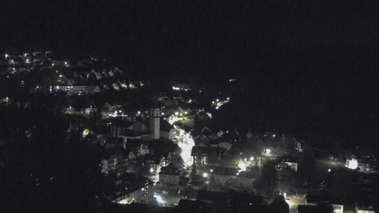 Dieses Bild zeigt eine Webcam-Aufnahme von Ottenhöfen, aufgenommen am Sonntag, den 18.10.2026 um 01:30 Uhr