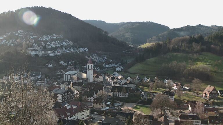 Dieses Bild zeigt eine Webcam-Aufnahme von Ottenhöfen, aufgenommen am Dienstag, den 03.03.2026 um 08:50 Uhr