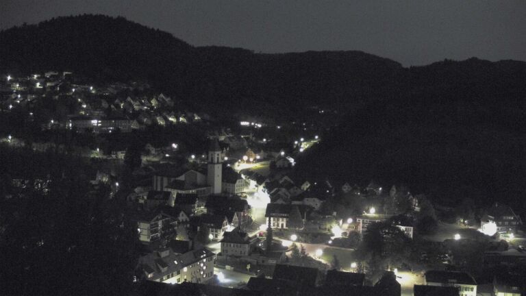 Dieses Bild zeigt eine Webcam-Aufnahme von Ottenhöfen, aufgenommen am Mittwoch, den 29.04.2026 um 01:00 Uhr