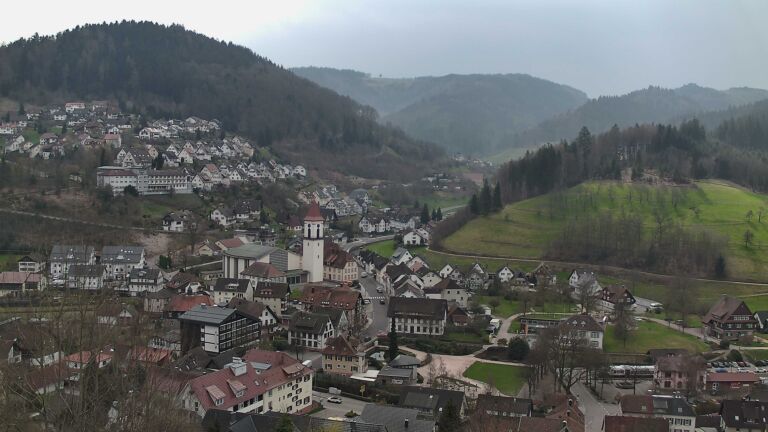 Dieses Bild zeigt eine Webcam-Aufnahme von Ottenhöfen, aufgenommen am Samstag, den 21.03.2026 um 12:00 Uhr