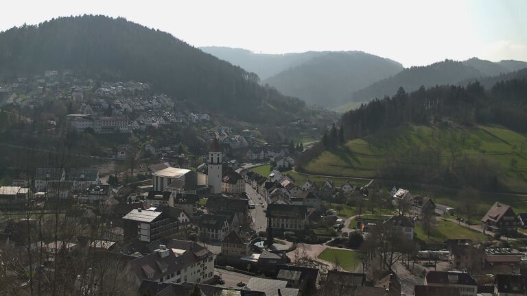 Dieses Bild zeigt eine Webcam-Aufnahme von Ottenhöfen, aufgenommen am Sonntag, den 22.03.2026 um 10:50 Uhr